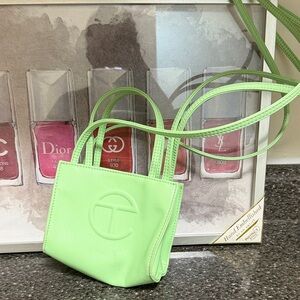 Telfar Neon Green Mini Bag
